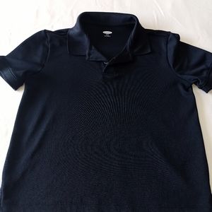 Old Navy Boys Size 8 black polo shirt